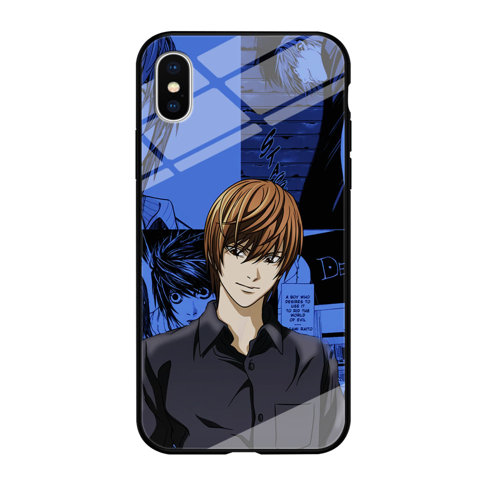 Death Note Light Yagami Comic iPhone X Case