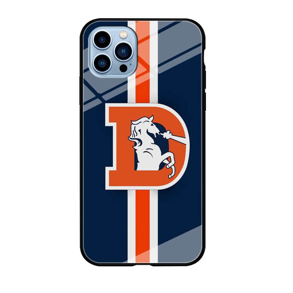 Denver Broncos Stripe iPhone 12 Pro Max Case
