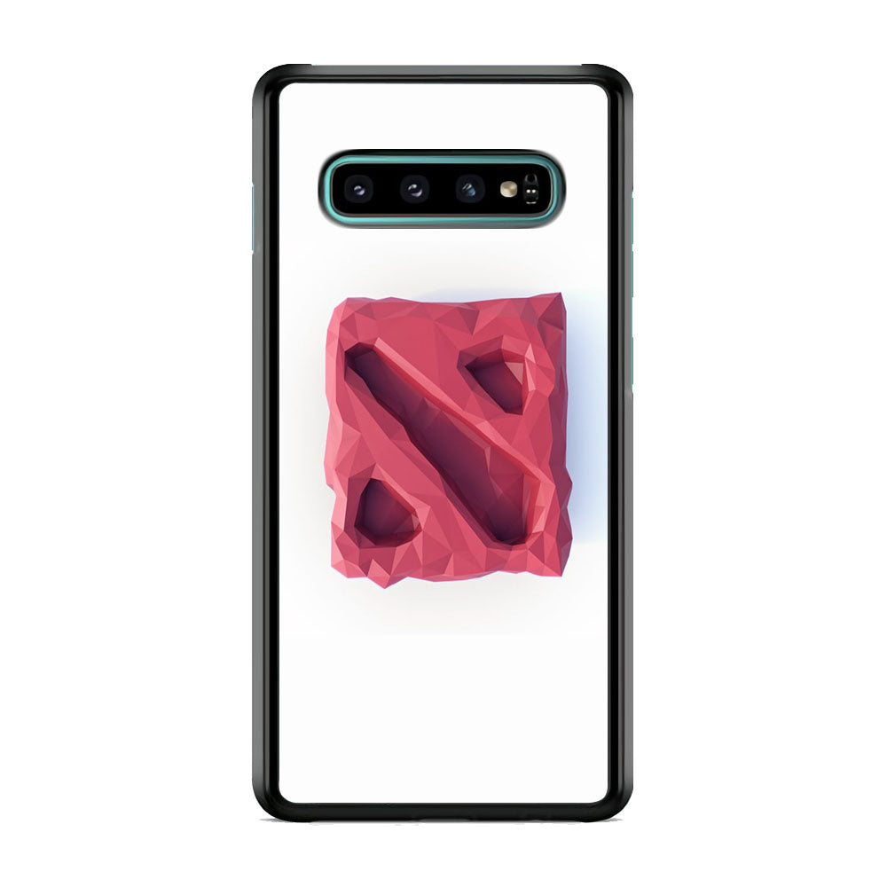 Dota White Emblem Samsung Galaxy S10 Plus Case