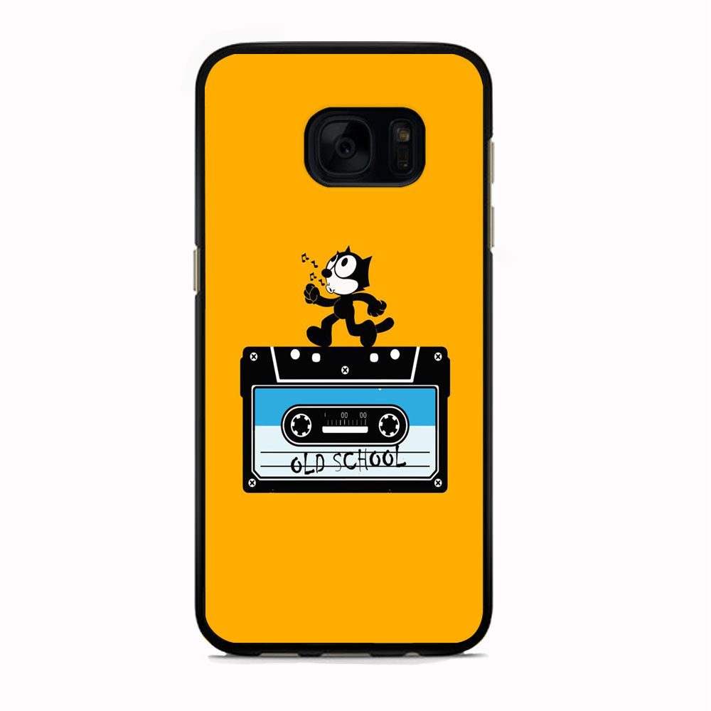 Felix The Cat Tape Cassette Samsung Galaxy S7 Edge Case