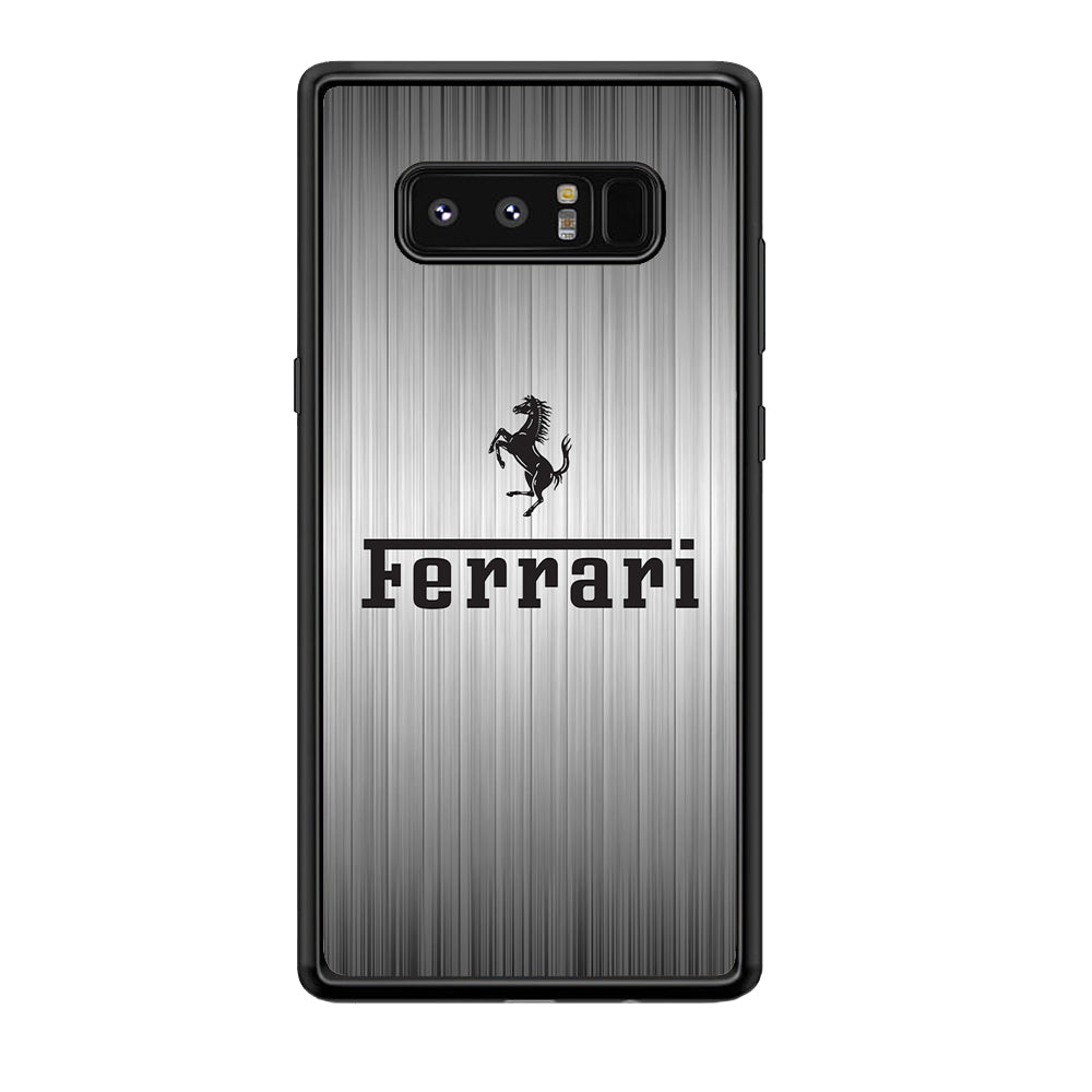 Ferrari Silver Grey Samsung Galaxy Note 8 Case - Ezzystore
