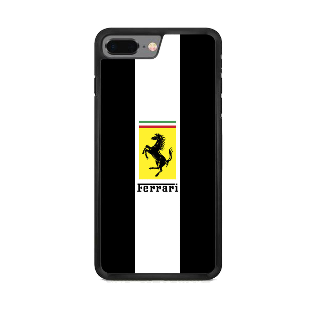 Ferrari Stripe White iPhone 7 Plus Case - Ezzystore