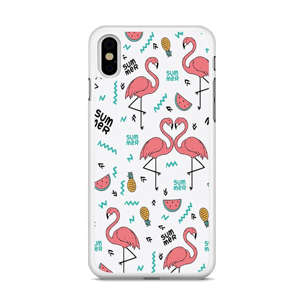 Flamingo Summer iPhone X Case - ezzyst