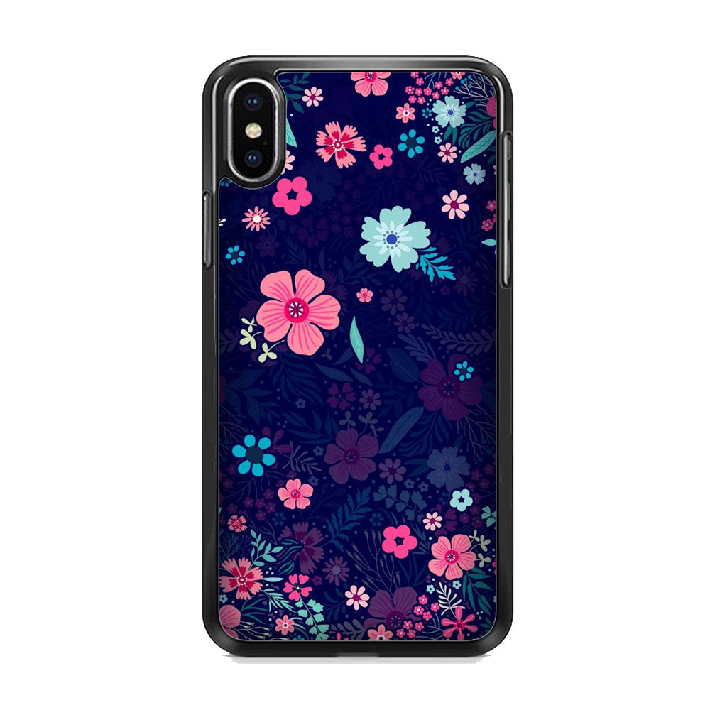 Flowers And The Deep Colours iPhone X Case