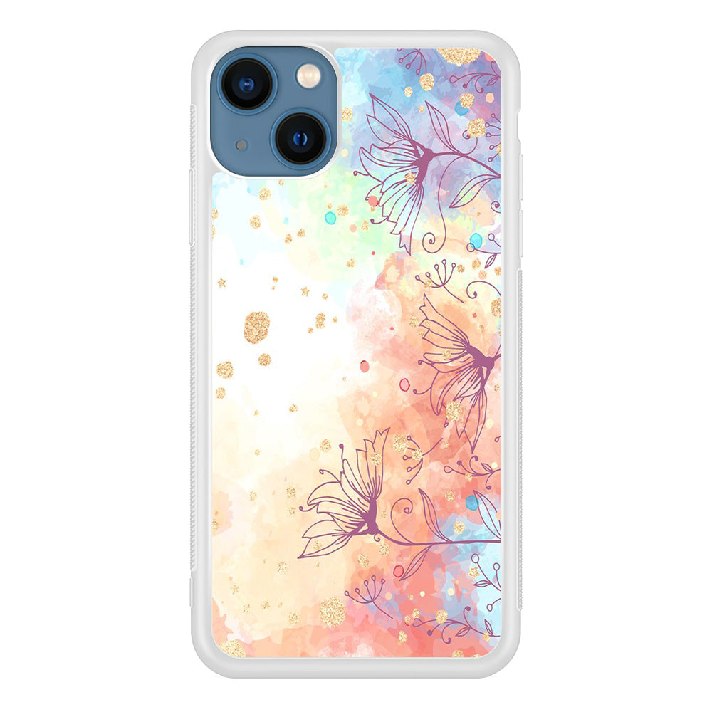 Flowers Purple And Mix Colours iPhone 13 Case