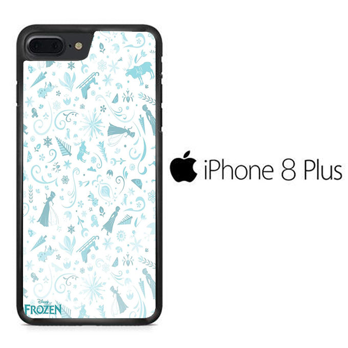 Frozen White Wallpaper iPhone 8 Plus Case