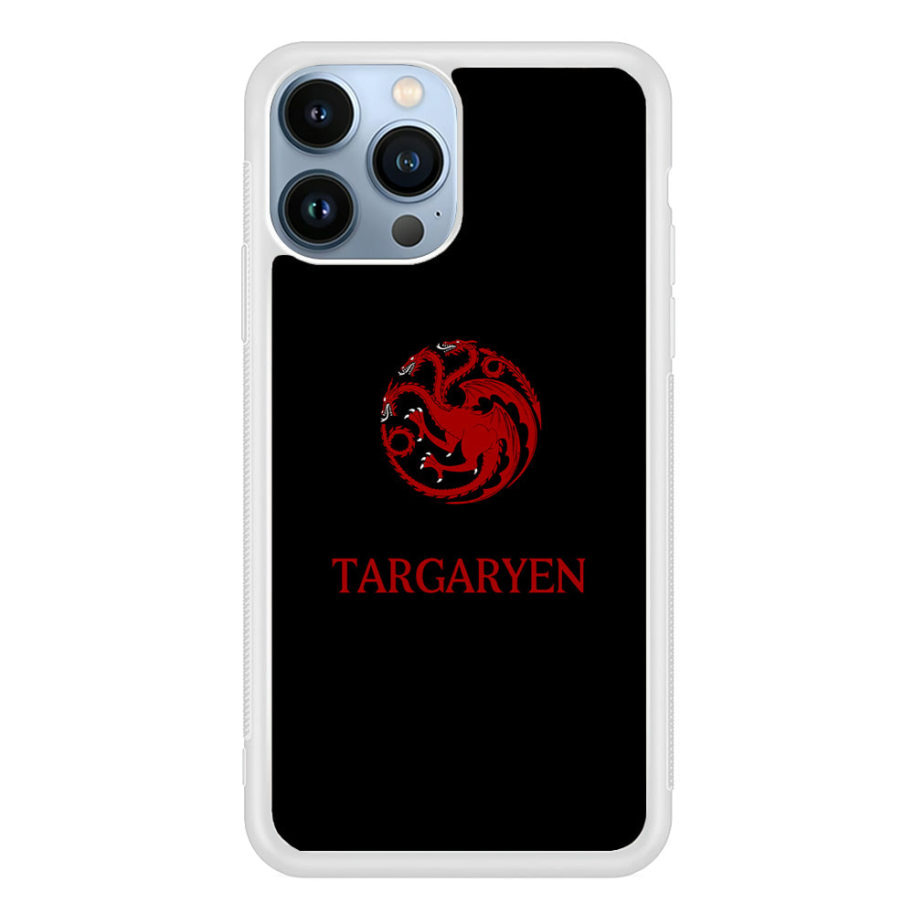 Game Of Thrones Targaryen Black Maroon Emblem iPhone 13 Pro Case