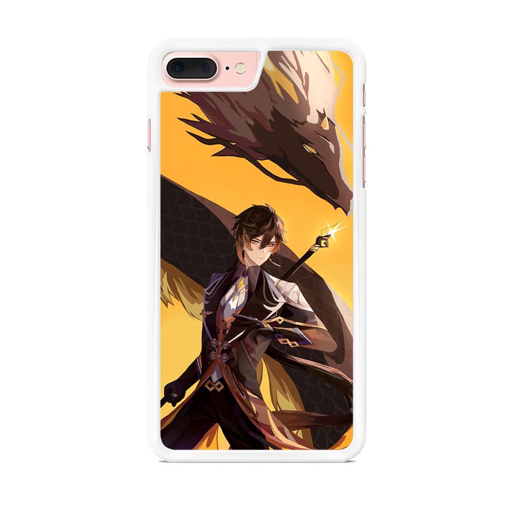 Genshin Impact Zhongli Geo Element iPhone 8 Plus Case - ezzyst