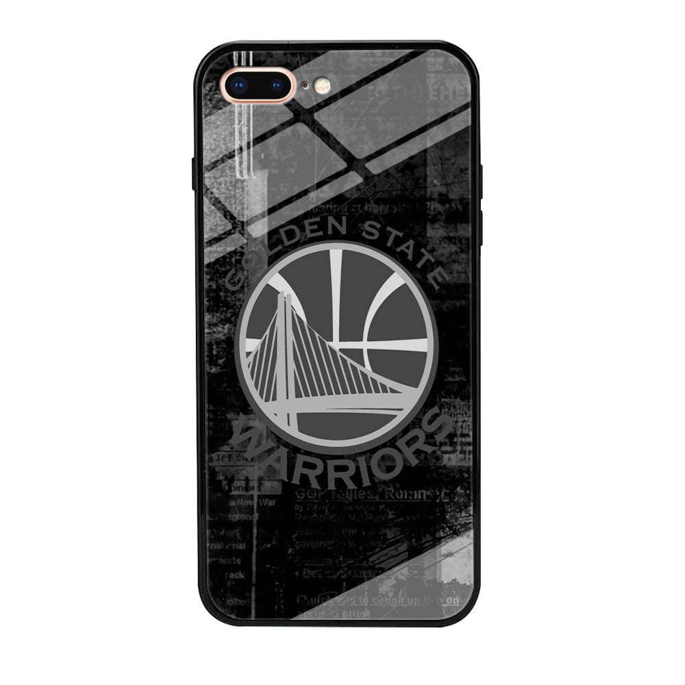 Golden State Warriors Grey Word Abstract iPhone 7 Plus Case