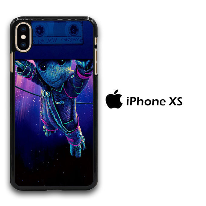 Groot In Galaxy iPhone Xs Case