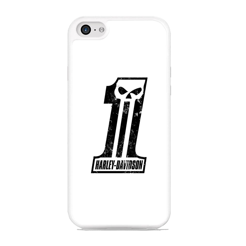 Harley Davidson White Number Skull iPhone 6 Plus | 6s Plus Case
