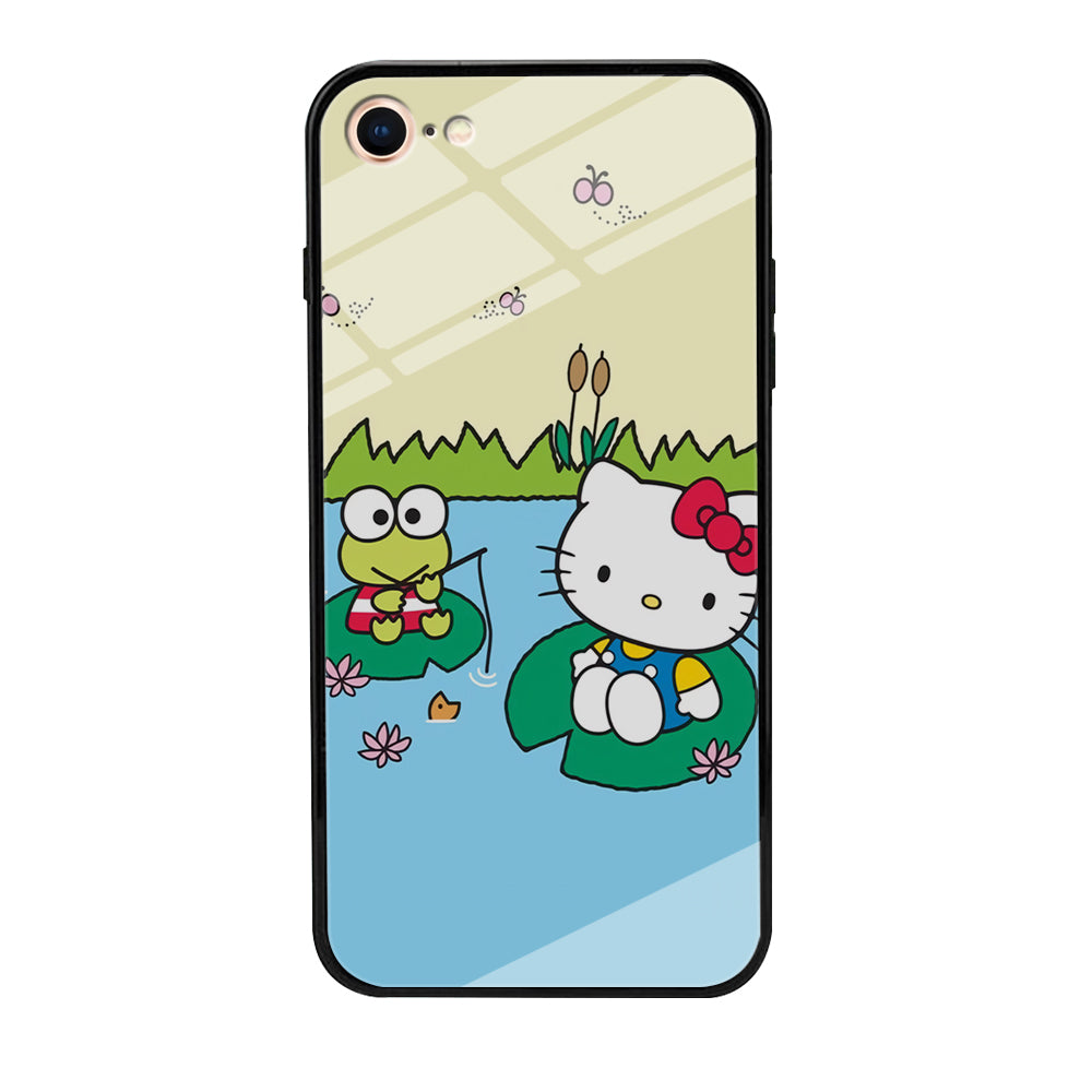 Hello Kitty Fishing With Keroppi iPhone 8 Case