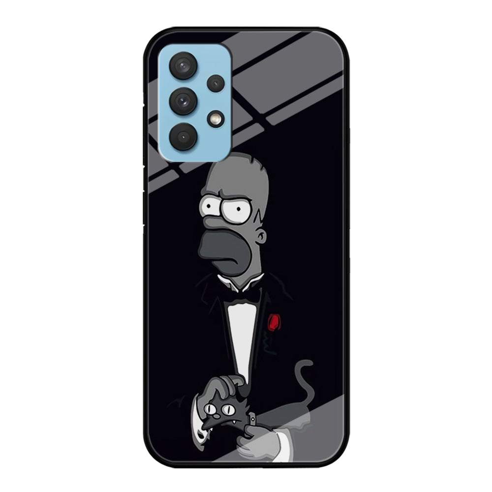 Homer Simpson Goodfather Samsung Galaxy A32 Case