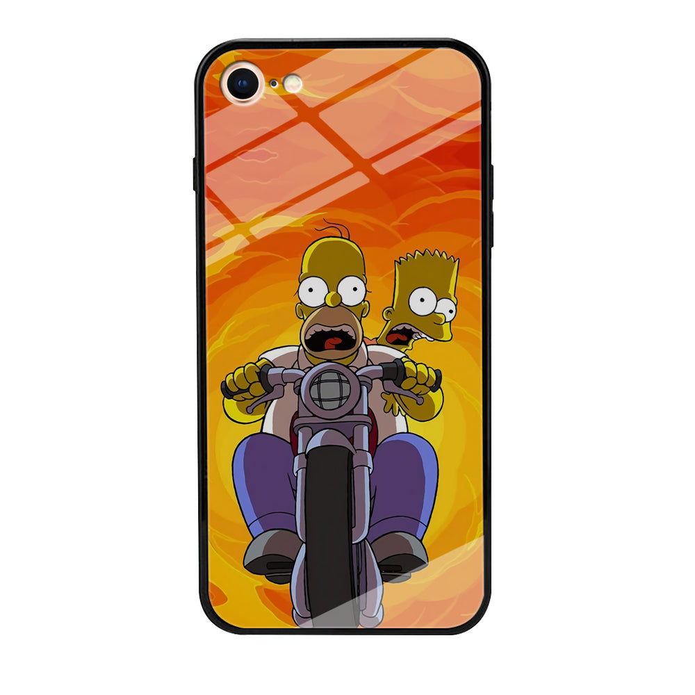 Homer and Bart Rider iPhone 8 Case