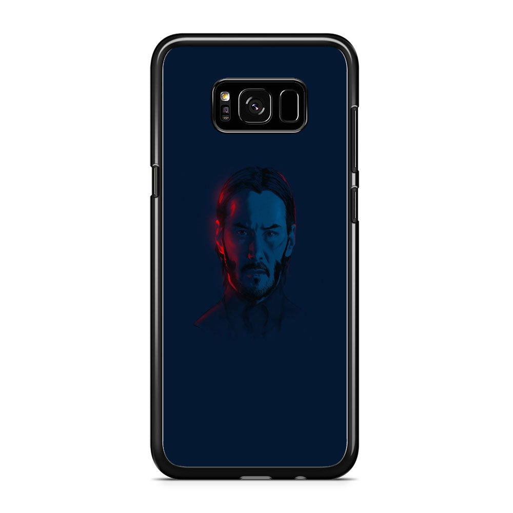 John Wick Face Navy Samsung Galaxy S8 Plus Case