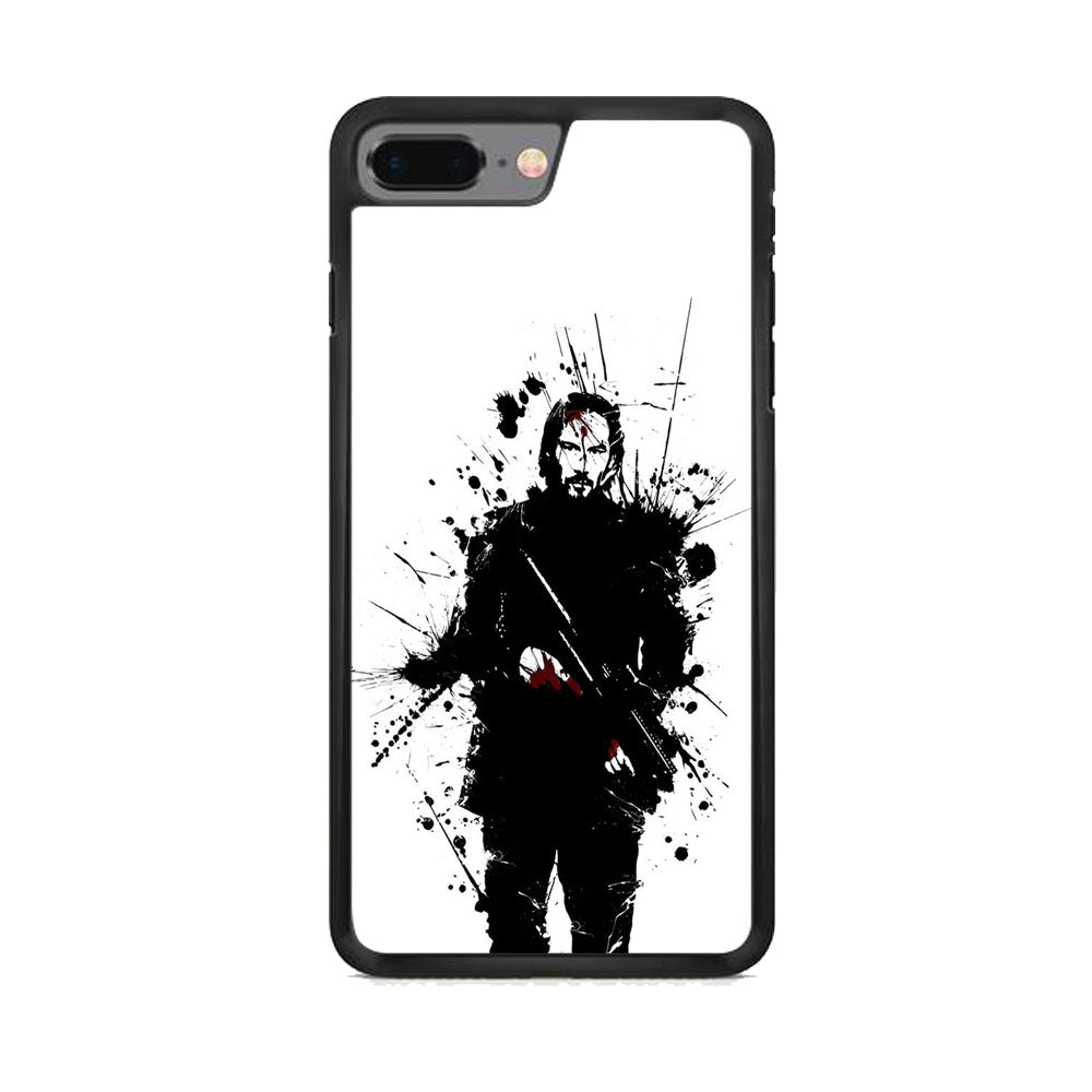 John Wick White Splash Art iPhone 7 Plus Case