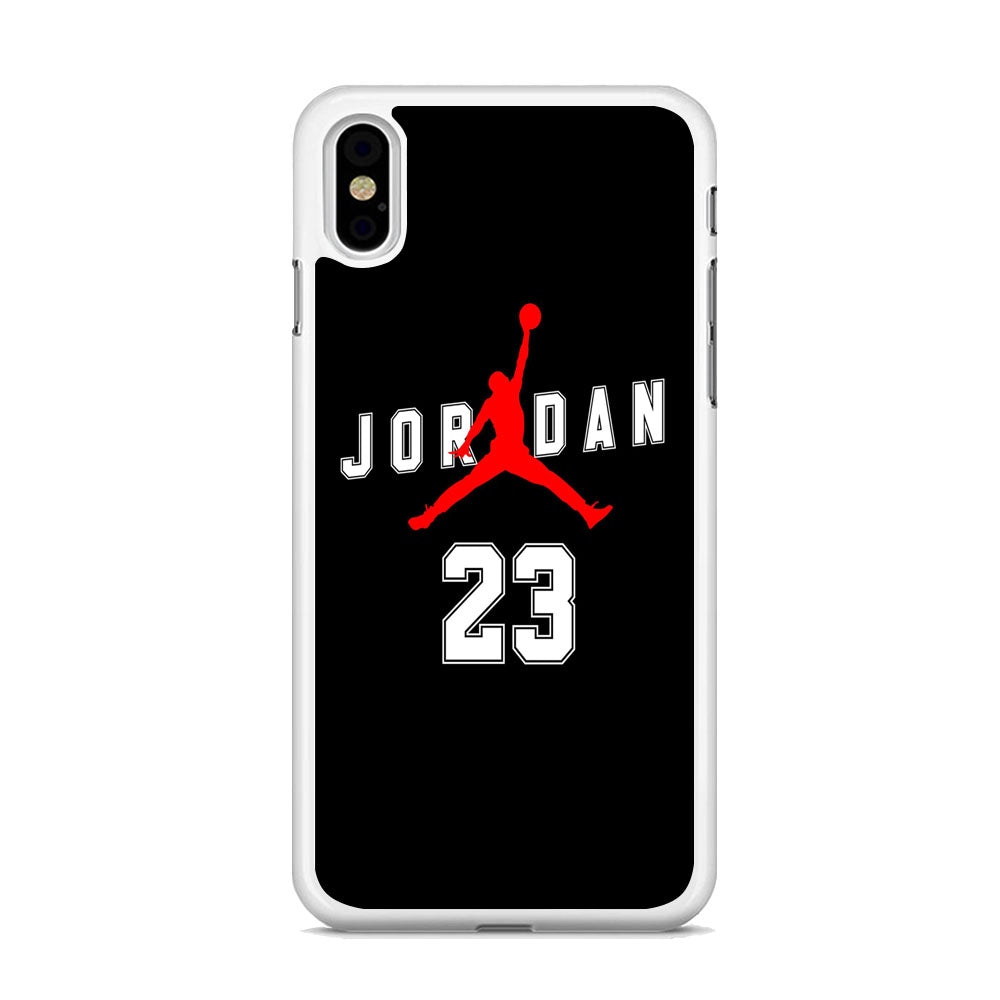 Jordan Black 23 iPhone X Case