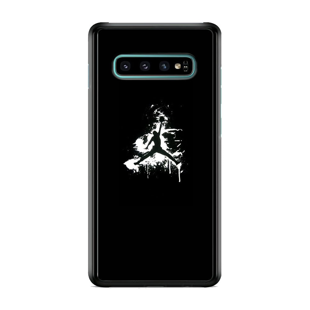 Jordan Black White Gravity Samsung Galaxy S10 Case