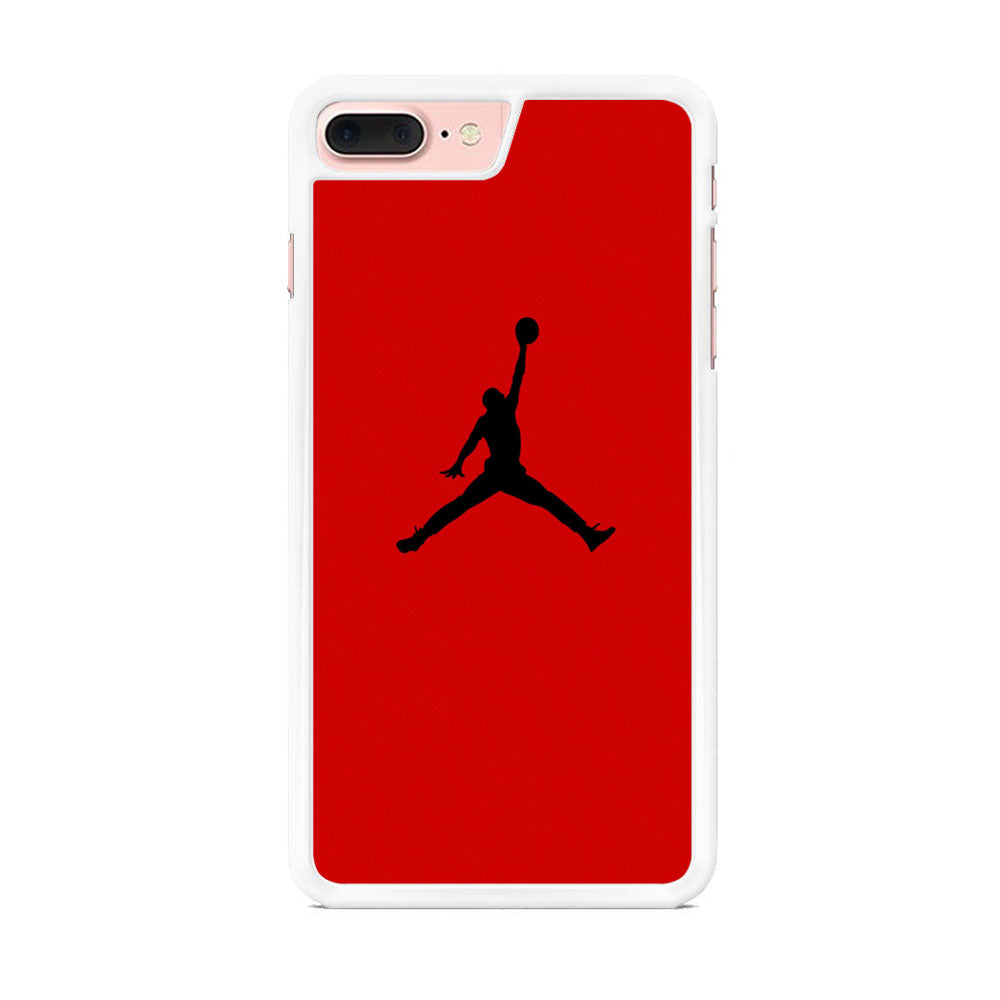 Jordan Red Simple iPhone 7 Plus Case