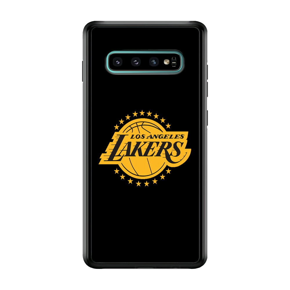 Los Angeles Lakers Black Logo Samsung Galaxy S10 Plus Case