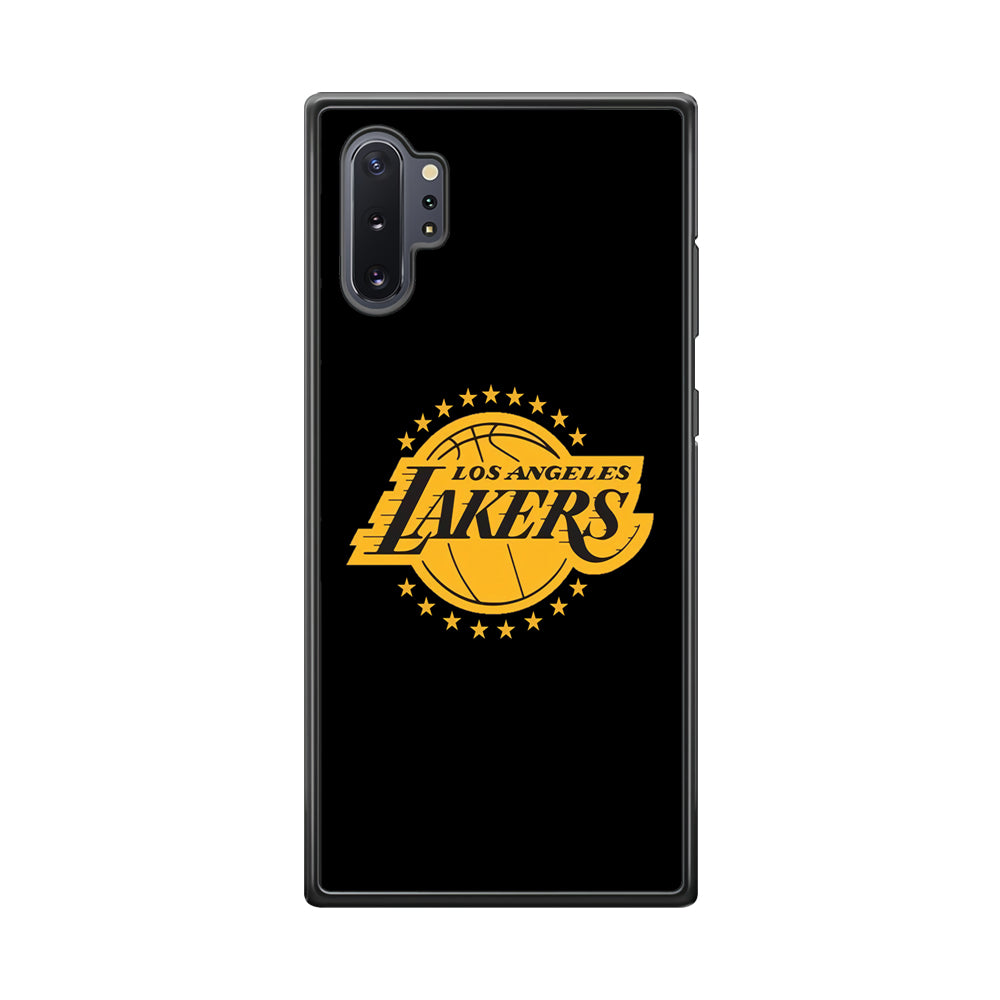 Los Angeles Lakers Black Logo Samsung Galaxy Note 10 Plus Case