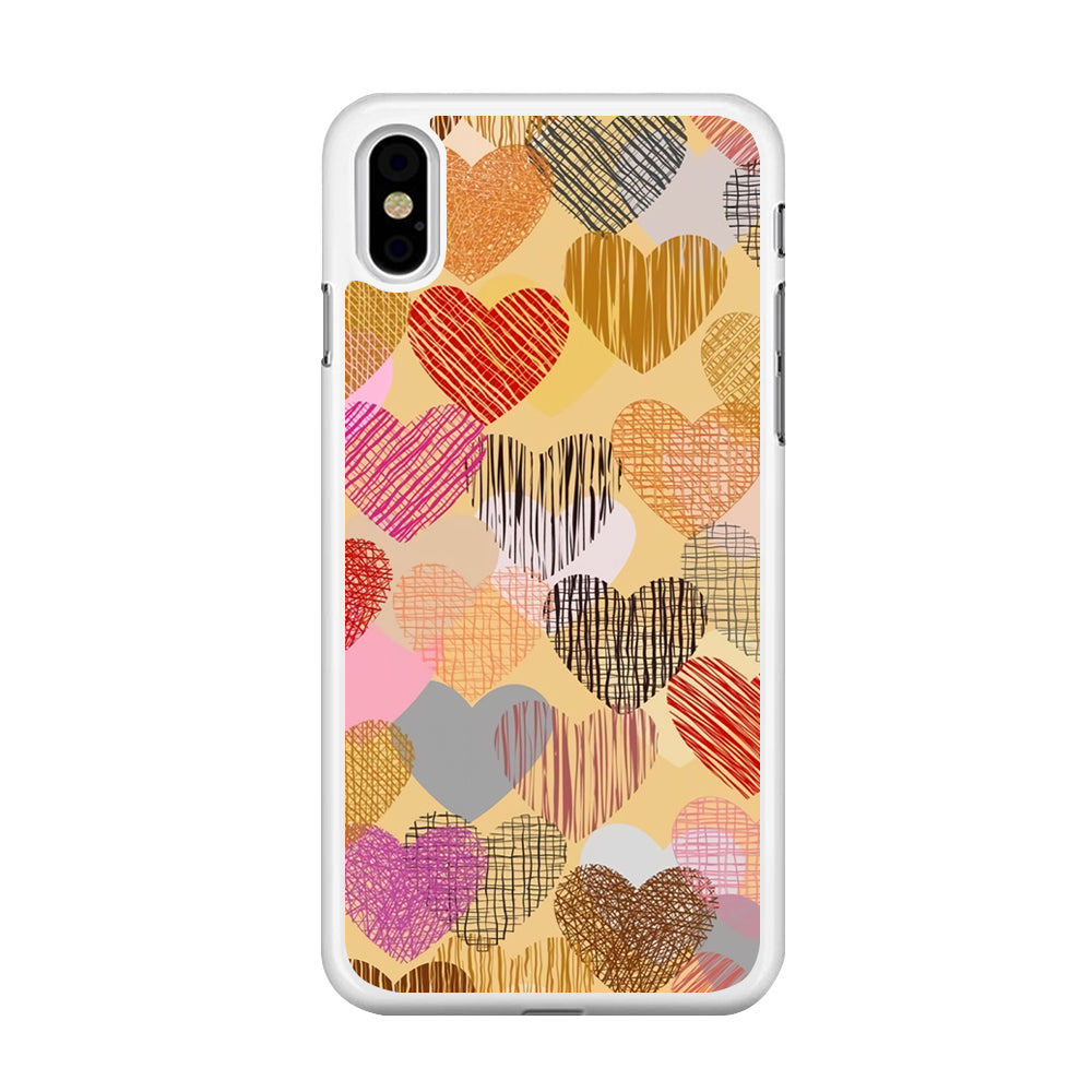 Love Aesthetic Soft Colour iPhone Xs Max Case