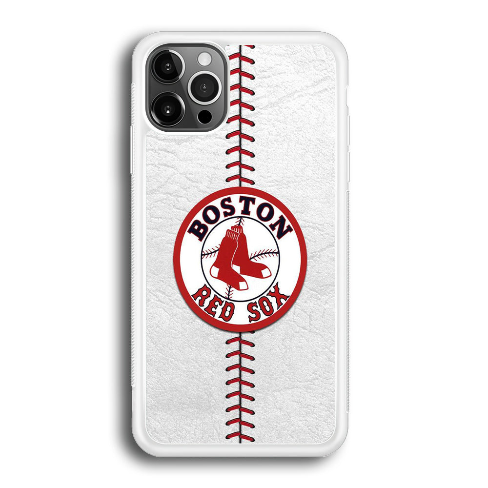 MLB Boston Red Sox Ball Skin iPhone 12 Pro Max Case