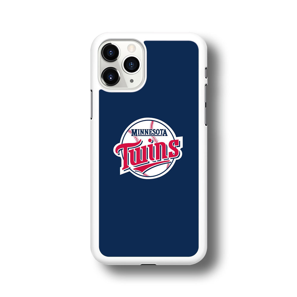 MLB Minnesota Twins Logo Blue iPhone 11 Pro Max Case