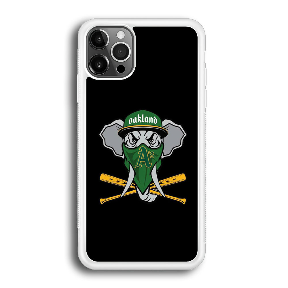 MLB Oakland Athletics Elephant Logo iPhone 12 Pro Max Case