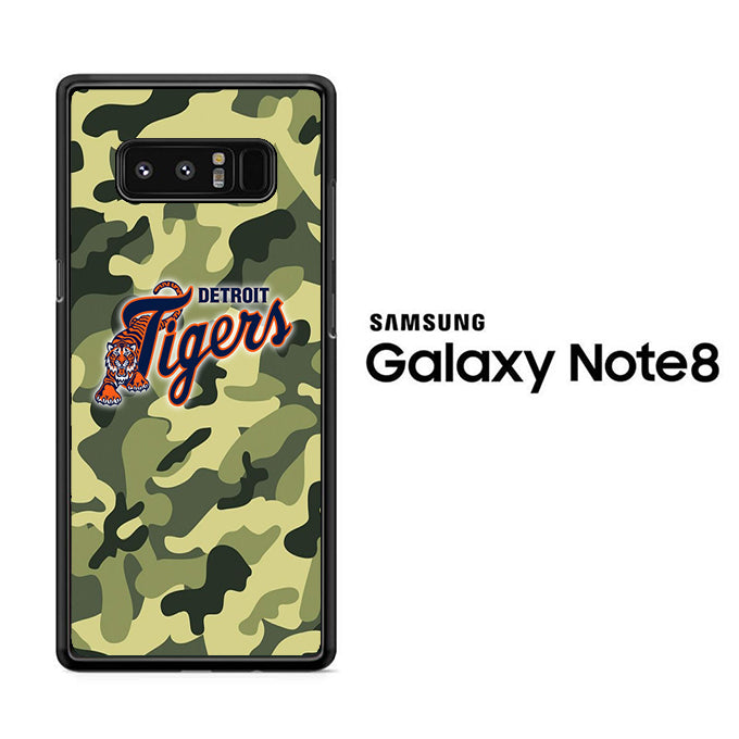 MLB Detroit Tigers Camo Green Samsung Galaxy Note 8 Case