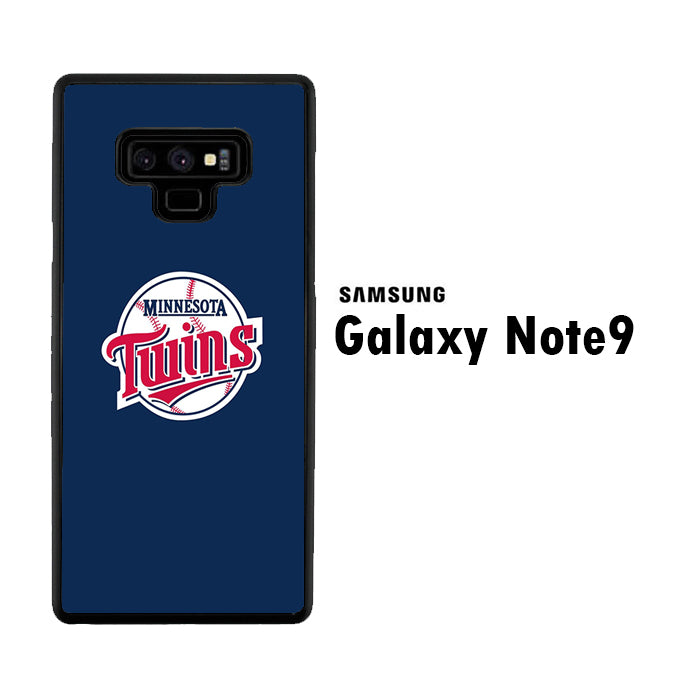 MLB Minnesota Twins Logo Blue Samsung Galaxy Note 9 Case