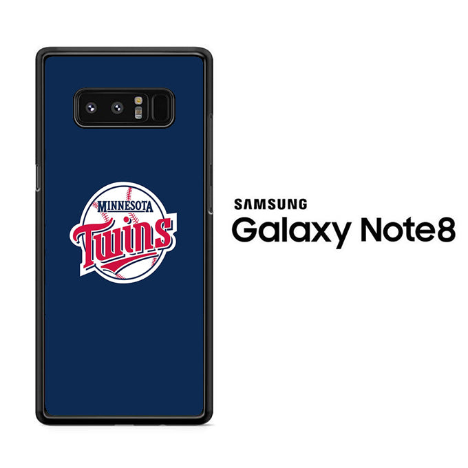 MLB Minnesota Twins Logo Blue Samsung Galaxy Note 8 Case