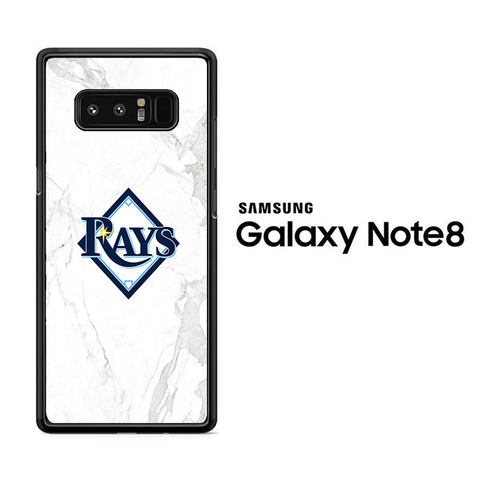 MLB Rays Logo Marble Samsung Galaxy Note 8 Case