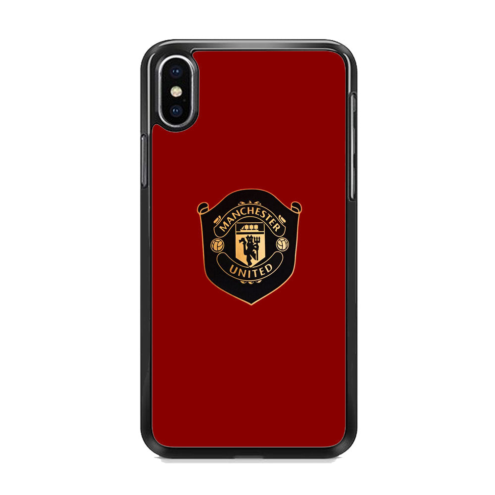 Manchester United New Emblem iPhone X Case
