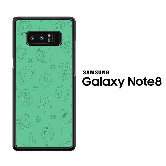 Mario Equipment Green Samsung Galaxy Note 8 Case