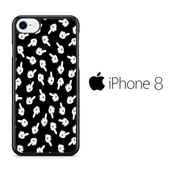 Mickey Mouse Fingers Up iPhone 8 Case