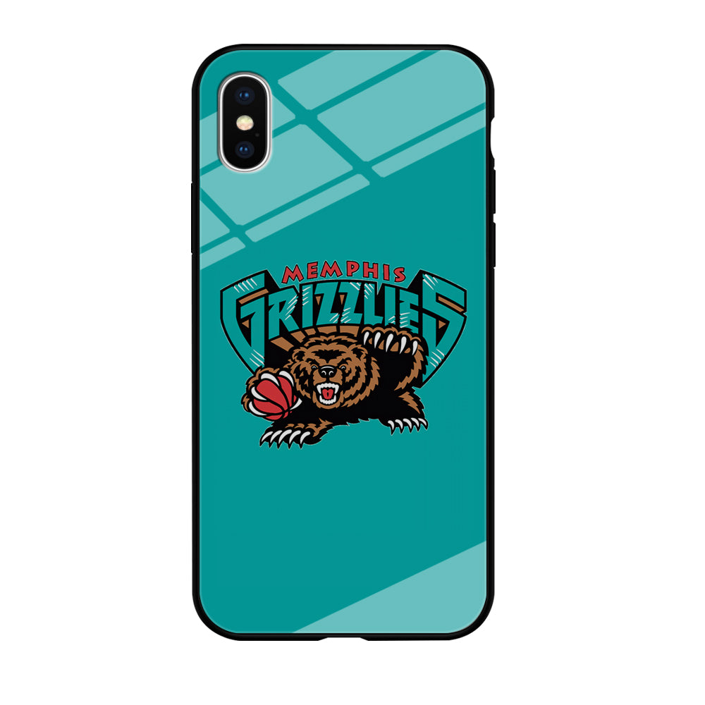 NBA Memphis Grizzlies Bear Logo iPhone Xs Max Case