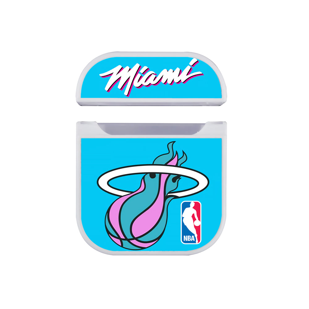 NBA Miami Heat Hard Plastic Case Cover For Apple Airpods