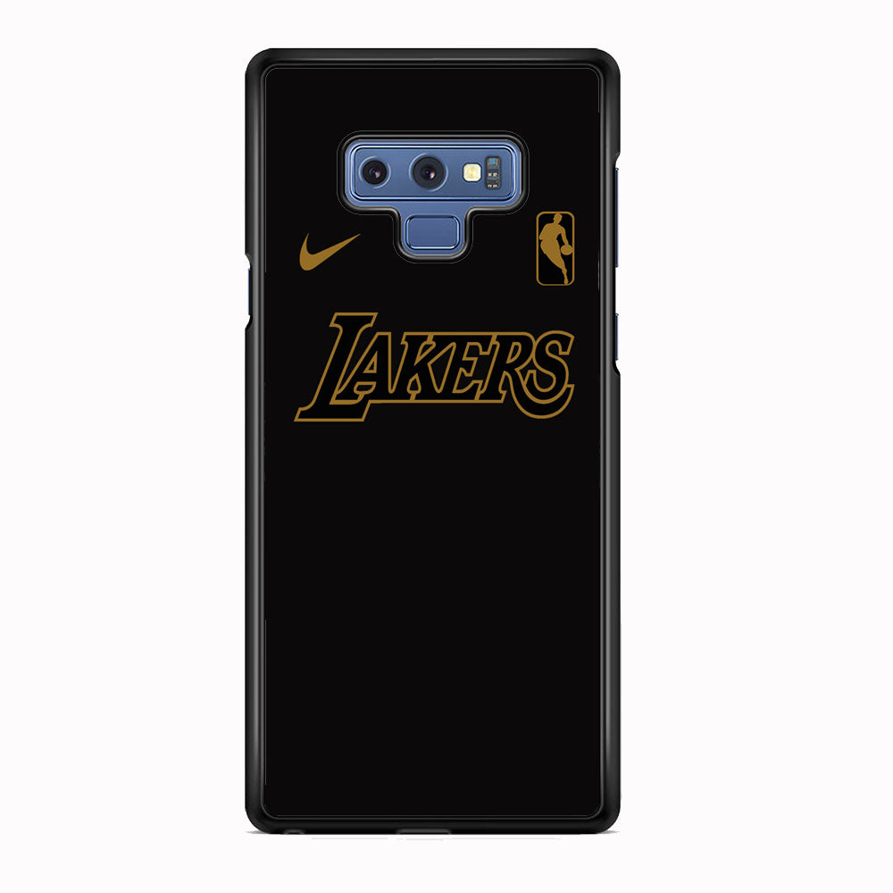 NBA Los Angeles Lakers Space Grey Nike Gold Logo Samsung Galaxy Note 9 Case