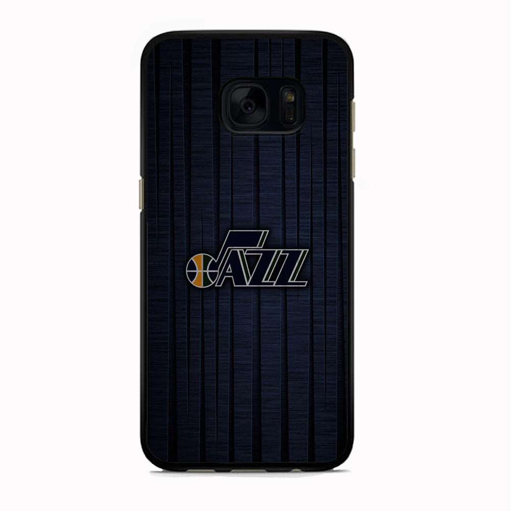 NBA Utah Jazz Tree Motif Wallpapers Samsung Galaxy S7 Edge Case