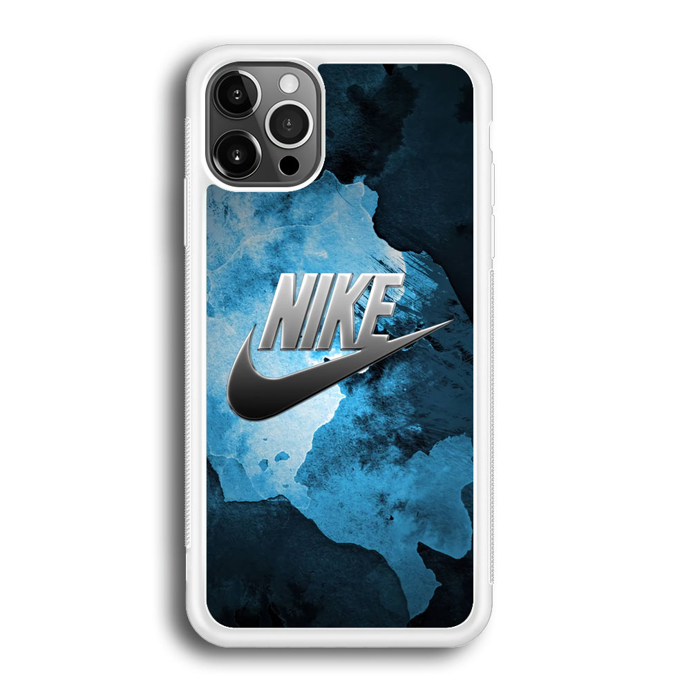 Nike Blue Marble Symbol iPhone 12 Pro Max Case