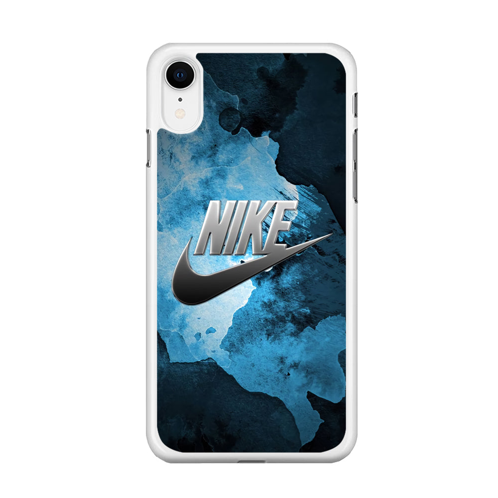 Nike Blue Marble Symbol iPhone XR Case
