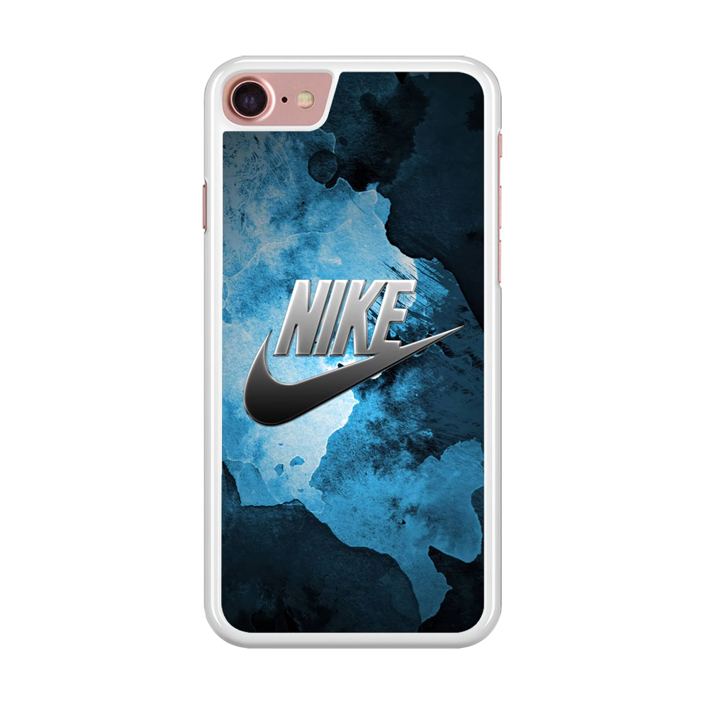 Nike Blue Marble Symbol iPhone 8 Case