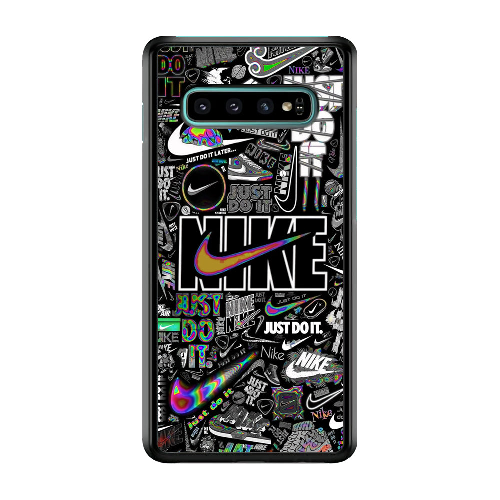 Nike Collage Of Logo Samsung Galaxy S10 Case