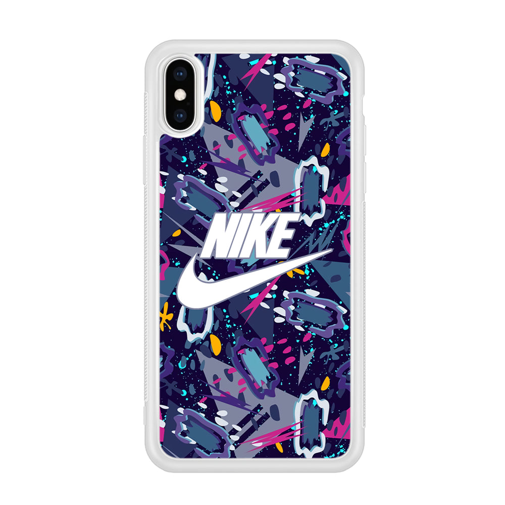 Nike Colour Abstract Shapes iPhone Xs Max Case