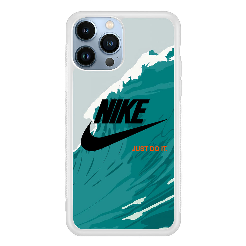 Nike Green Wave iPhone 13 Pro Case