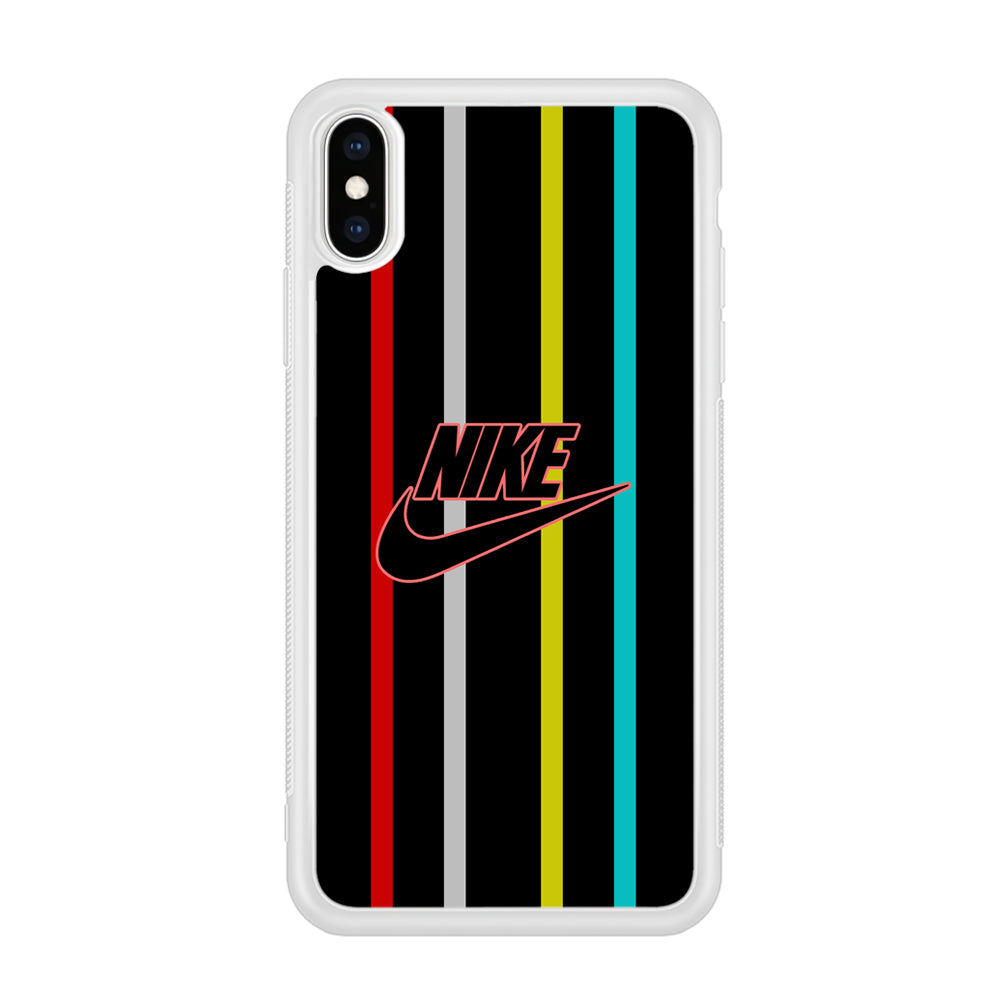 Nike Stripe Four Colour iPhone X Case