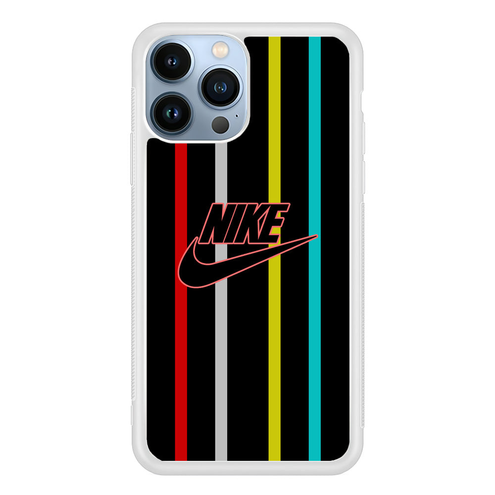 Nike Stripe Four Colour iPhone 13 Pro Case