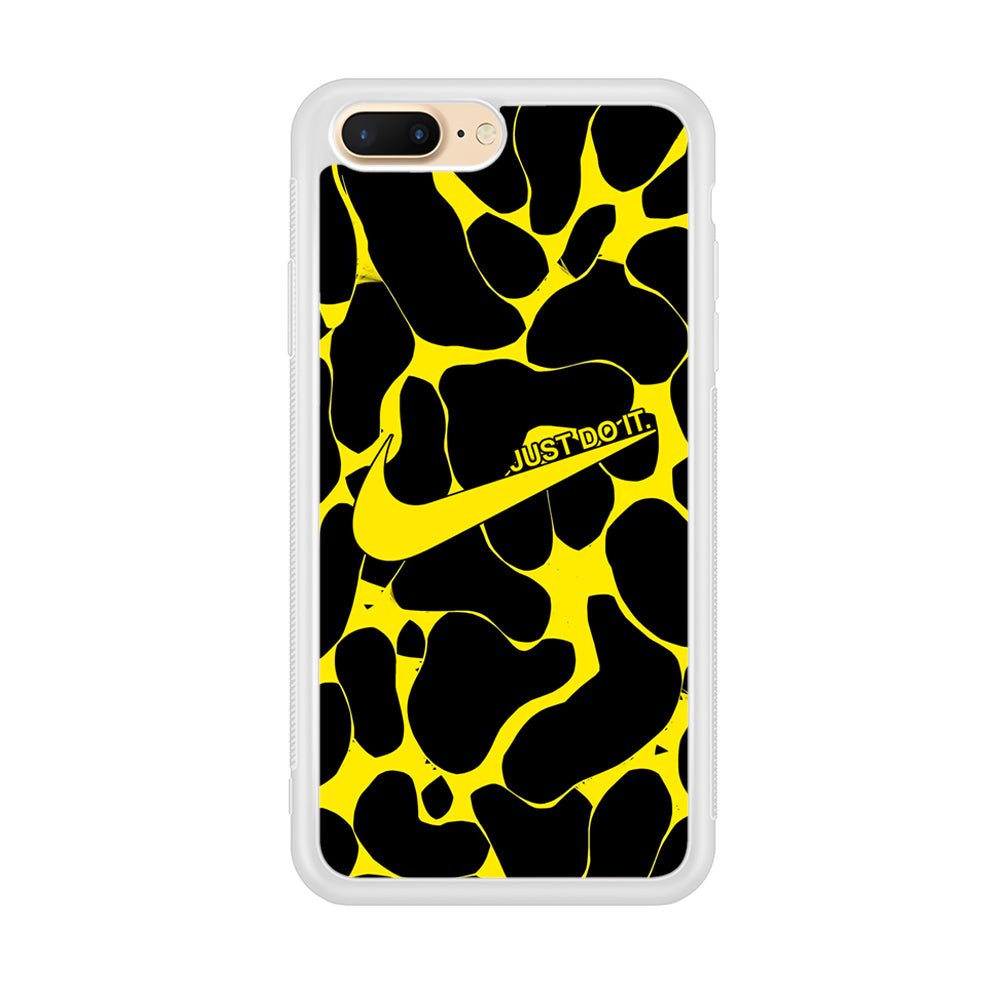Nike Yellow Pattern Just Do It iPhone 7 Plus Case