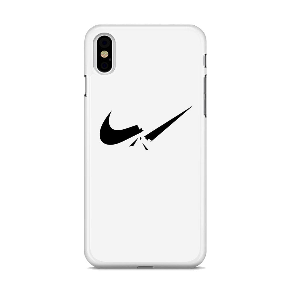 Nike Broken Logo iPhone X Case